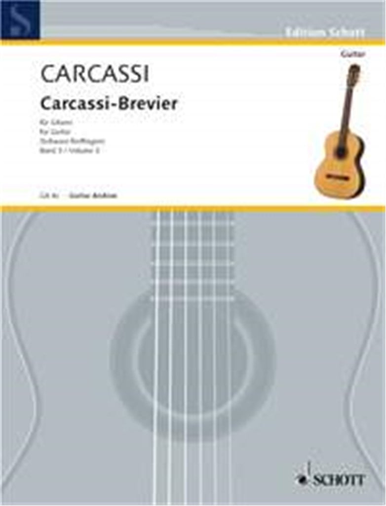 Ausgewahlte Werke 3 Git.Carcassi-Brevier
